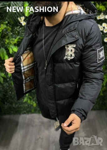 Мъжко Зимно Яке ✨ Burberry 