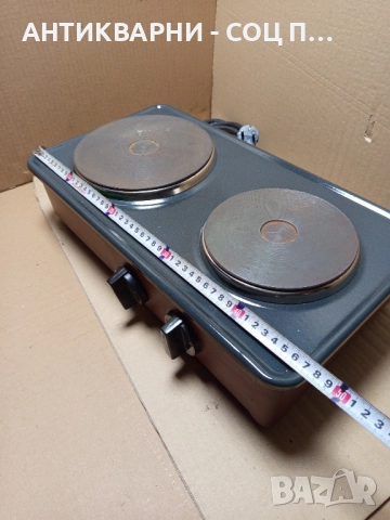 Соц Стар Електрически Двоен Котлон. , снимка 9 - Антикварни и старинни предмети - 52355991