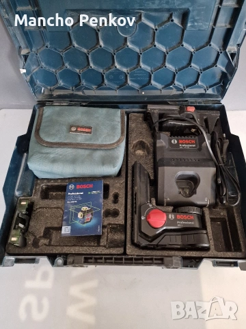 Bosch GLL 3-80 CG 12V лазерен нивелир, снимка 5 - Други инструменти - 53584449