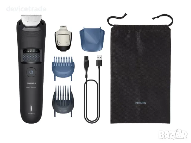 Тример за брада PHILIPS BT5775/15 с изцяло метални самонаточващи се ножчета