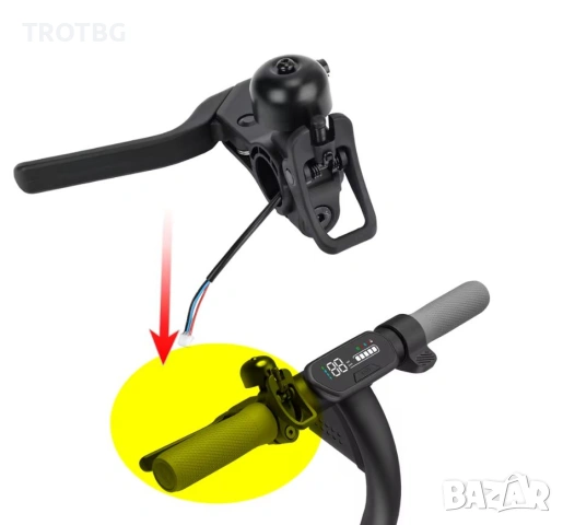 Спирачен лост за Ninebot E2 / E2 Plus / E2 Pro / C2 / Max G2 и Segway DLX2 Plus / DLX2 Pro, снимка 2 - Друга електроника - 53283341
