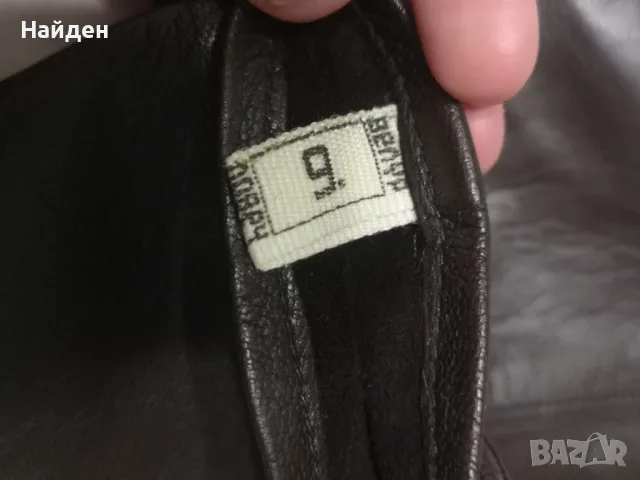 Нови мъжки кожени ръкавици от соца, снимка 7 - Ръкавици - 48968691
