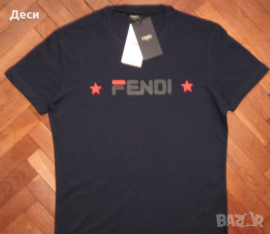  FENDI мъжка тениска нова с етикет - размер M,L,XL,XXL, снимка 3 - Тениски - 35024634