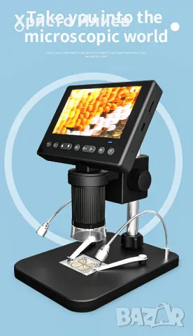 Цифров микроскоп 4.5 Inch електронен микроскоп електроника Ендоскопска Камера USB , снимка 11 - Друга електроника - 50279781