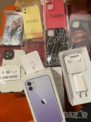 IPhone 11/ лилав + слушалки , снимка 3 - Apple iPhone - 47244593