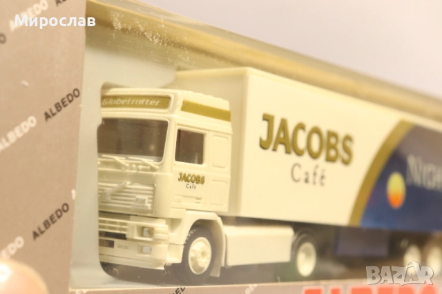 ALBEDO H0 1/87 JACOBS VOLVO КАМИОН ТИР МОДЕЛ, снимка 3 - Колекции - 53400753