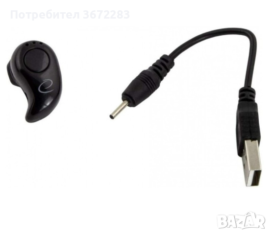 Bluetooth слушалка Esperanza EH185, Sumba,черни,  2 ГОДИНИ ГАРАНЦИЯ, снимка 1 - Bluetooth слушалки - 44634270