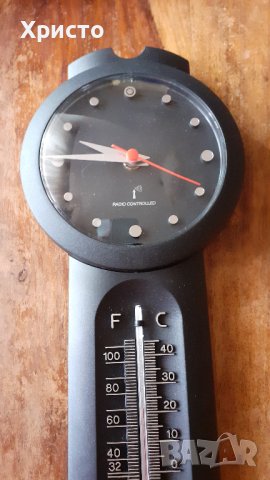 стенен часовник с термометър Хенкелс Henkels Германия, снимка 4 - Стенни часовници - 44251868