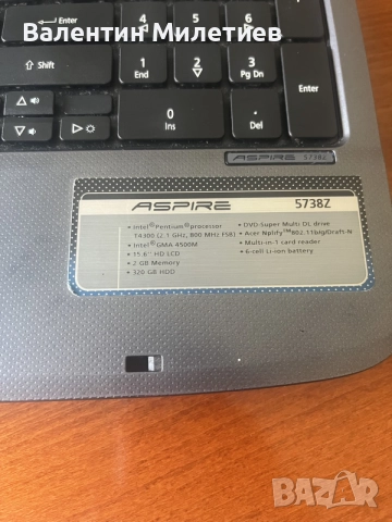 Acer aspire 5738Z, снимка 8 - Лаптопи за дома - 55942278