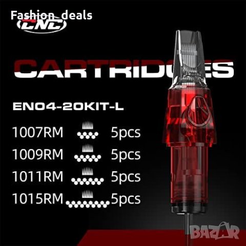 Нови 20 броя патрони игли за татуировки еднократна употреба, снимка 7 - Други - 41950616