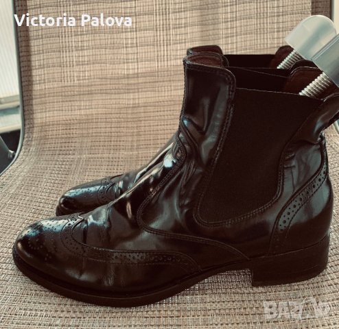 Елегантни модерни боти/ботуши челси NERO GIARDINI Италия, снимка 7 - Дамски боти - 39643145