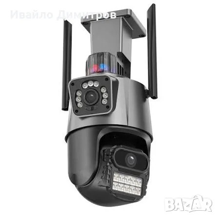 БЕЗЖИЧНА WI-FI КАМЕРА P11 6MP, снимка 3 - IP камери - 56103526