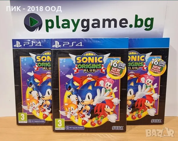 Чисто нова игра Sonic Origins Plus за PS4