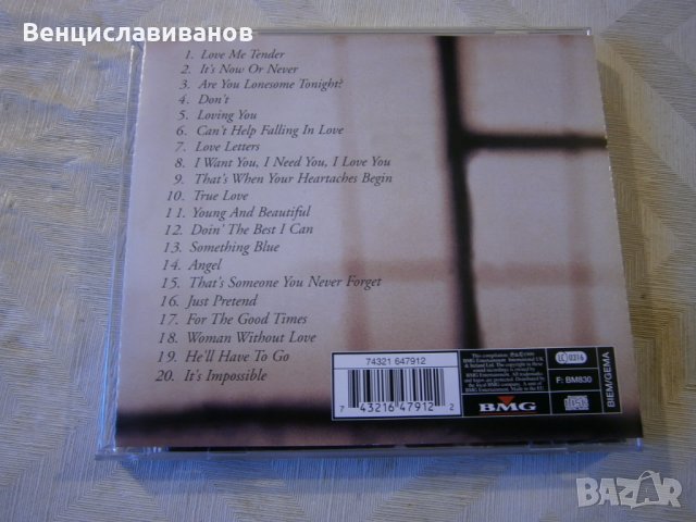 ELVIS PRESLEY - Love Songs / ОРИГИНАЛЕН сборен диск - НОВ !, снимка 7 - CD дискове - 35960608