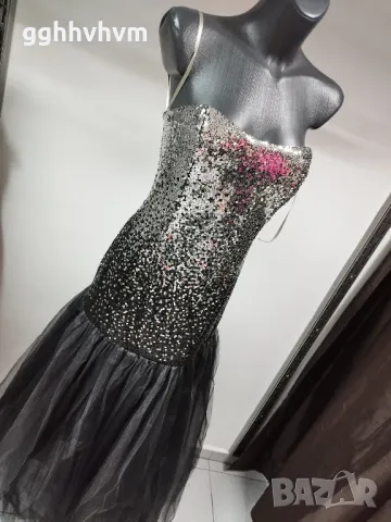 дълга блестяща рокля 👗, снимка 2 - Рокли - 48060775