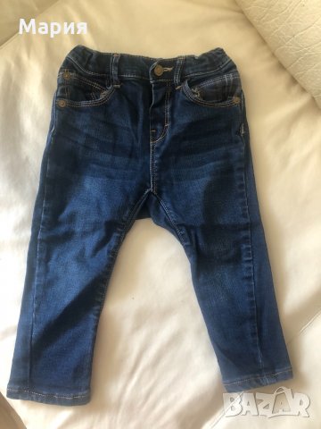 Дънки Zara 12-18 , снимка 2 - Бебешки дънки - 34239303