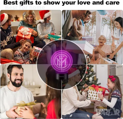 INTER MILANO оригинална 3D лампа с дистанционно , снимка 6 - Футбол - 48341980