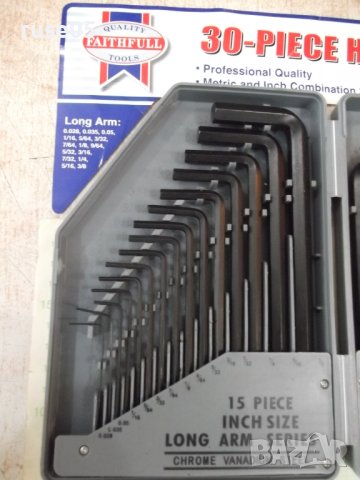 Комплект "FIATHFULL" от 30 бр. шестостена, снимка 3 - Други инструменти - 41716852