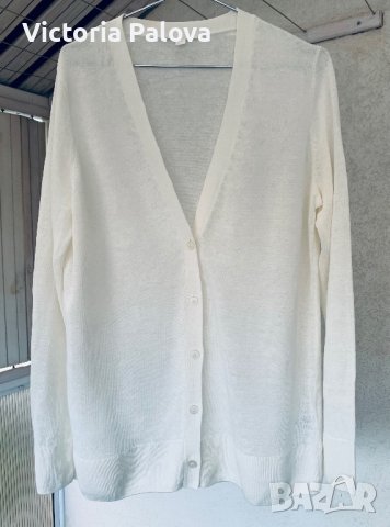 COS Швеция разкошна жилетка лен и коприна