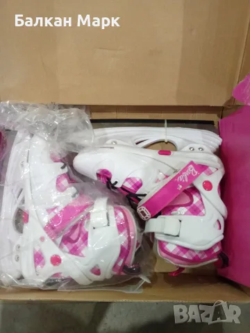 Дамски / Младежки кънки за лед Barbie Ice Skate "Winter Love" (Powerslide)- регулируеми номер 38-42