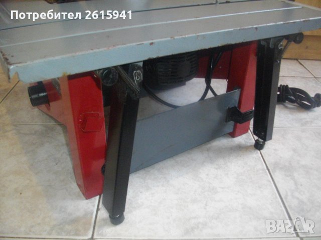 1200W/ф210мм/Рязане 45мм-Стационарен Настолен Циркуляр-Почти Нов-15,5 кг-Einhell RT-TS-1221-Отличен, снимка 8 - Други инструменти - 41016983