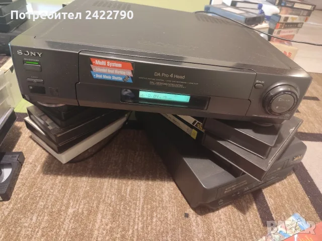 VHS видео Sony работи перфектно , снимка 4 - Плейъри, домашно кино, прожектори - 55909741