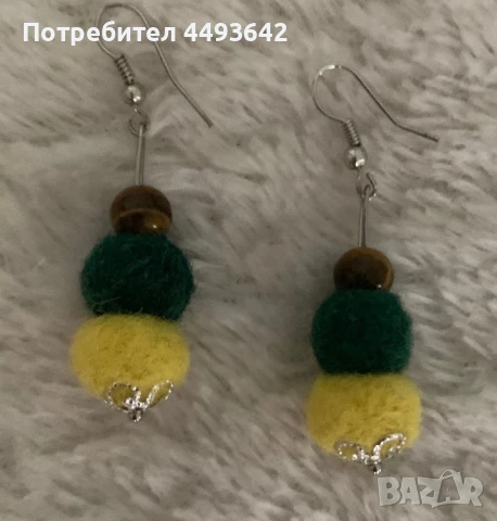 Брошки, обеци от филц, снимка 15 - Други - 50555675