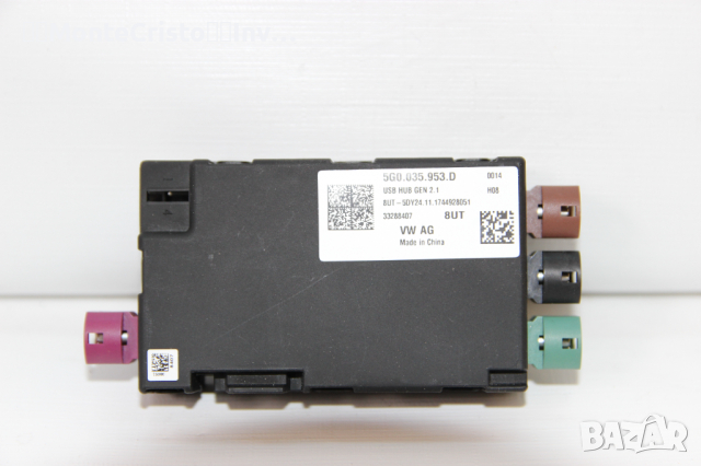 Модул USB VW Passat B8 (2015-2019г.) 5G0035953D / 5G0.035.953.D / 33288407 / 5G0 035 953 D , снимка 1