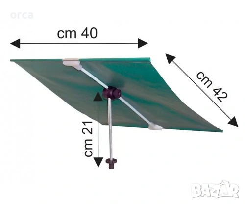 Сенник чадър за стръв Stonfo Baits Tent защита от слънце и дъжд, снимка 3 - Такъми - 53859050