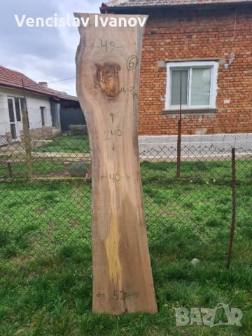 Орехов дървен материал