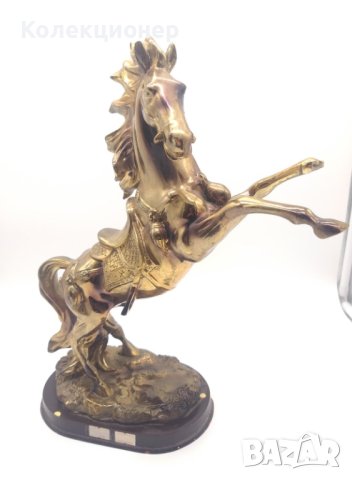 Лот сувенири с дефект – златен кон, риба, слон, снимка 2 - Арт сувенири - 41080125