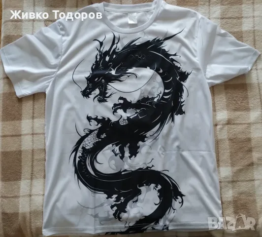 Тениски - The WITCHER, Dragon (100% полиестер), снимка 4 - Тениски - 56132456