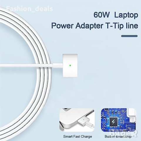 Ново зарядно устройство за лаптоп Mac Book Air 11 Стенен адаптер, снимка 5 - Захранвания и кутии - 42024795