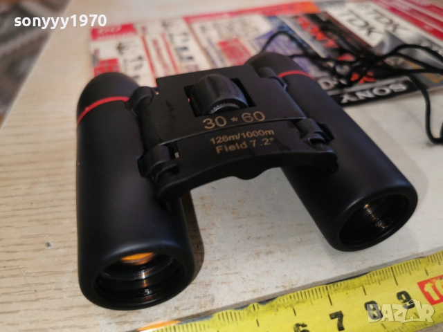 НОВ БИНОКЪЛ 30Х60 ЧЕРЕН 2702261320, снимка 8 - Екипировка - 53645053