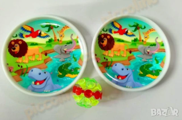 Детска игра „Хвани топката“ с чинии и вендузна топка, снимка 2 - Други - 50948158