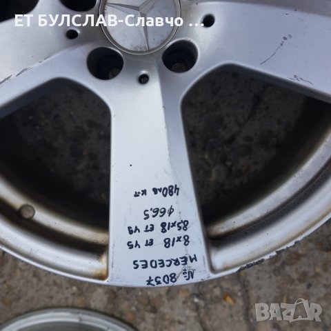 Джанти за Mercedes спорт пакет-18 цола-№8037,БУЛСЛАВ, снимка 2 - Гуми и джанти - 42419957