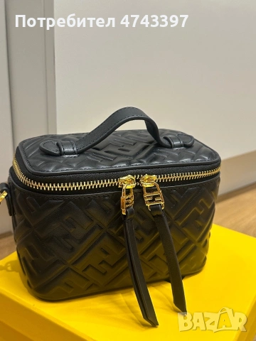 Дамска чанта FENDI Vanity bag, снимка 5 - Чанти - 53558944
