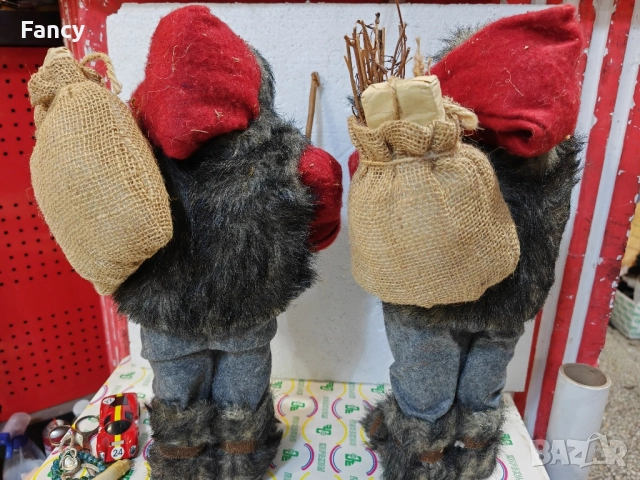 Ръчно изработени големи кукли, ескимоси 50 см, снимка 10 - Декорация за дома - 52477468