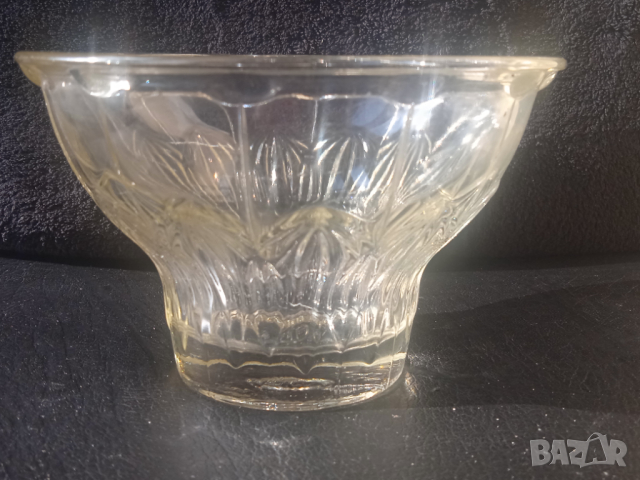 САМО 5 лв. ! Ретро Стъклена Бонбониера / Купа за ядки или др., снимка 7 - Чинии - 44659941