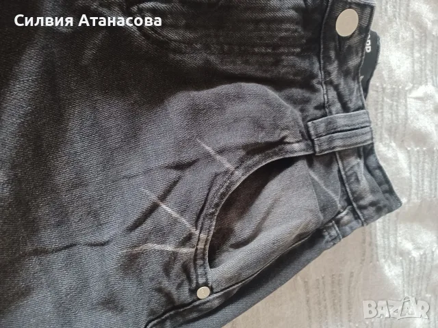 Дънки черни Cropp 32, снимка 4 - Дънки - 56317187