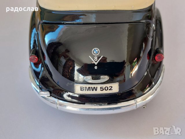   BMW 502 -1955- Maisto  1/18 МЕТАЛНА КОЛИЧКА, снимка 5 - Колекции - 35739020