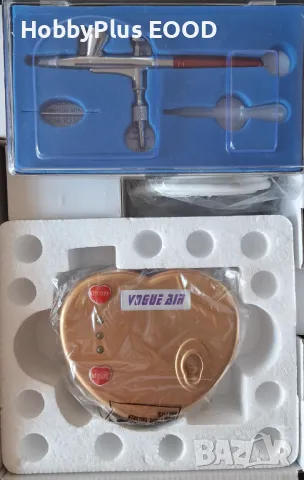 Аерограф с компресор, снимка 4 - Компресори - 49683679