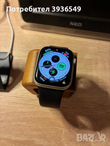 Apple Watch 9 45mm, снимка 2 - Смарт часовници - 53526440
