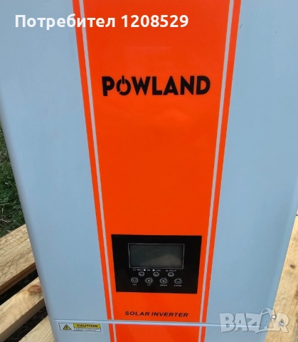 ХИБРИДЕН СОЛАРЕН ИНВЕРТОР  POWLAND 6.2KW.48V Пълна синусоида 