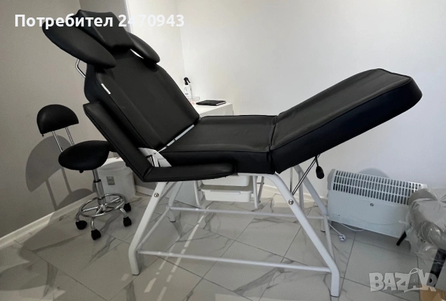Козметичен стол подходящ за миглопластика, микроблейдинг и грим, снимка 2 - Кушетки - 53613701