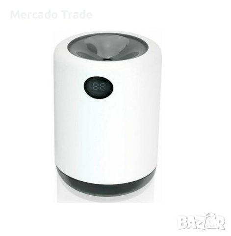 Овлажнител за въздух Mercado Trade, 4W, USB, 0.5l, LED дисплей, Бял