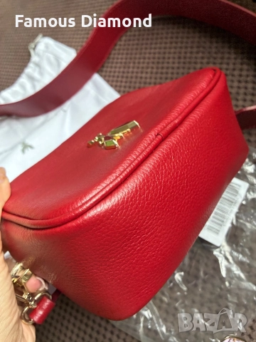 Чанта бордо Patrizia Pepe, снимка 3 - Чанти - 52352002