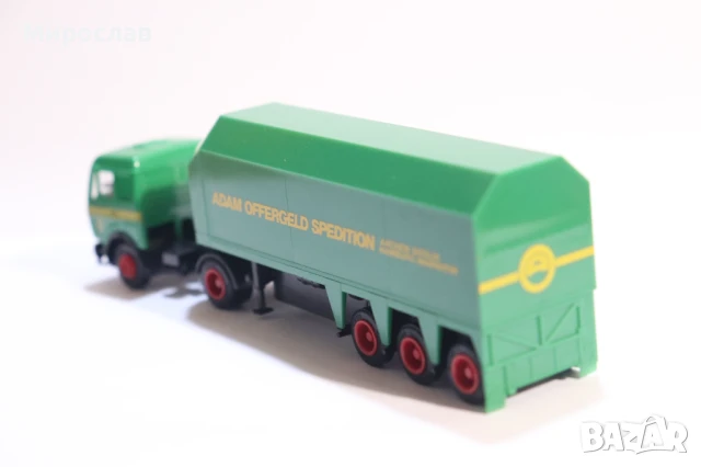 HERPA H0 1/87 MERCEDES КАМИОН МОДЕЛ ТРАНСПОРТ НА СТЪКЛО, снимка 6 - Колекции - 50919727