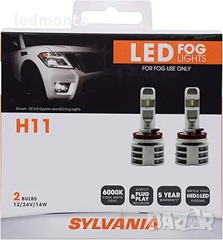 Osram SYLVANIA H11 ZEVO FOG LED – LED крушки за мъгла 6000K, 80W