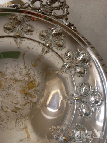 Купа,фруктиера арт деко, снимка 3 - Антикварни и старинни предмети - 50844558